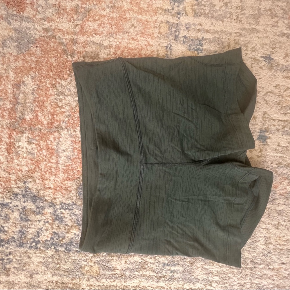 Dark Green Athletic Shorts